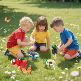 8PCS Italian Brainrot Toys, 8 Boxes Mythical Creatures Building Blocks, Creative Play and Storytelling Toy, Collector's Item for Kids and Adults, Unique Design for Home and Office Decoration