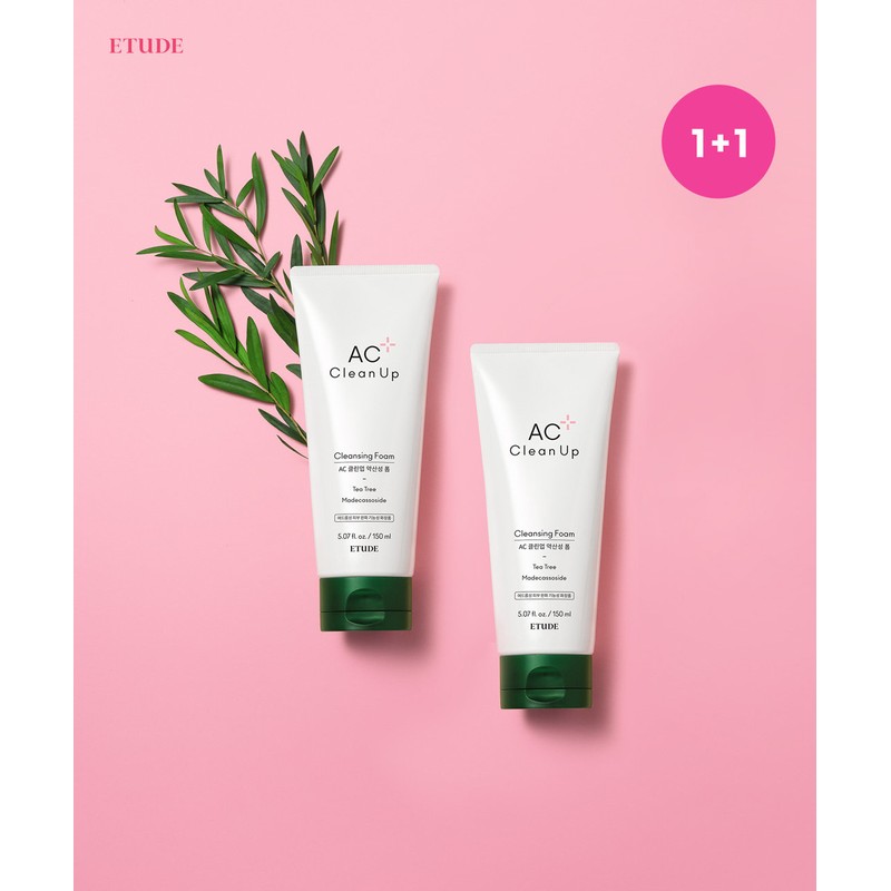 Etude AC Clean Up Mildly Acidic Cleansing Foam (2) /