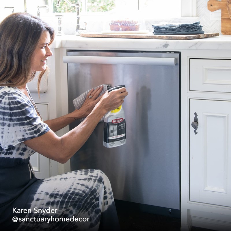 Stainless Steel Cleaner And Polish, Floral Scent, 22 Oz Trigger