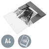 Leitz WOW Eckspannermappe aus Kunststoff, A4, Gummizugverschluss, Schwarz, WOW, 45990095