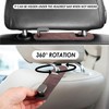 Foribyw 2Pcs Car Headrest Hooks,360° Rotating Car Seat Hook, Universal