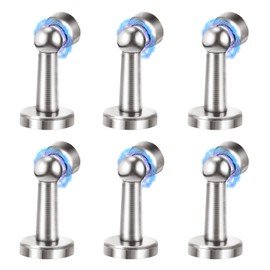 6 Pack Door Stopper Magnetic, COCIVIVRE Magnet Door Stop Stainless Steel, with Screws Drilling Mounting, Heavy Duty for Various Door Types to Hold Your Door Open