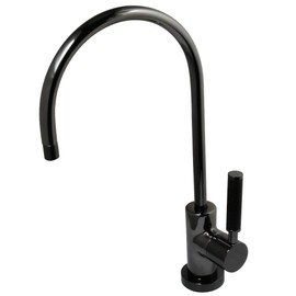 Kingston Brass NS8190DKL Water Onyx Contemporary Water Filtration Faucet, Black Stainless Steel