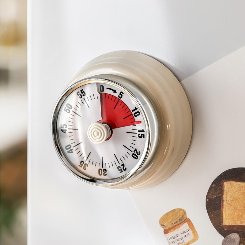 Tissting Mechanical Kitchen Timer, Countdown Timer Visual Timer Management Cooking