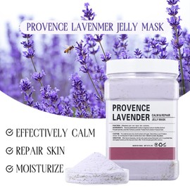 Jelly Masks for Facials Professional,Jelly Face Mask Skincare Hydrating,Jelly Masks Powder for Face Moisturizing,Smoothing,Deep Cleaning,Oil Contral,for All the Skin 23 Fl Oz(Provence Lavenmer)