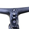 XBERSTAR Fahrradcomputer-Halterung für Garmin Wahoo GPS (schwarz)