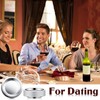 Set of 20 Wine Bottle Coaster Smooth Stainless Steel Coasters