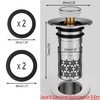 Sink Plug with Strainer, Drain Plug Sink Strainer, Drain Plug