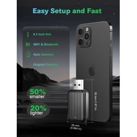 Aileway Android Auto Wireless Adapter UK, 2 IN 1 Android Auto Wireless Adapter 2025 Upgraded, Convert Wired Android Auto/CarPlay to Wireless, Compatible with IOS 10+, Android 11+, for Cars from 2016