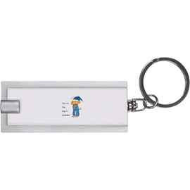 Azeeda 'You're The Dog's Pyjamas' LED Torch Keyring – Compact Pocket Flashlight with Keychain – Handy Mini Light for Bags and Keys (KT00042216)