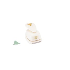 Vaessen Creative Motif Punch Trees, Christmas Trees – 4.3 x 4.5 cm – Punch for Craft Paper, Coloured Paper, Scrapbook Paper or Decoupage Paper