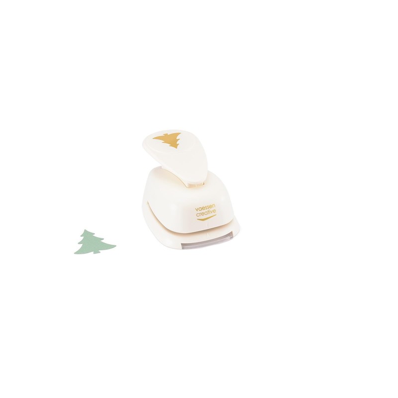 Vaessen Creative Motif Punch Trees, Christmas Trees – 4.3 x