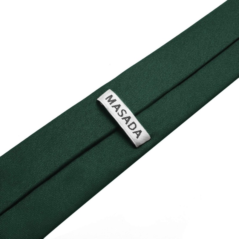 MASADA Mens Tie Handmade & Carefully Crafted 6cm Wide, dark