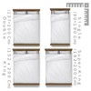 The Pure Thread Quilted Mattress Protector Small Double Bed 34cm