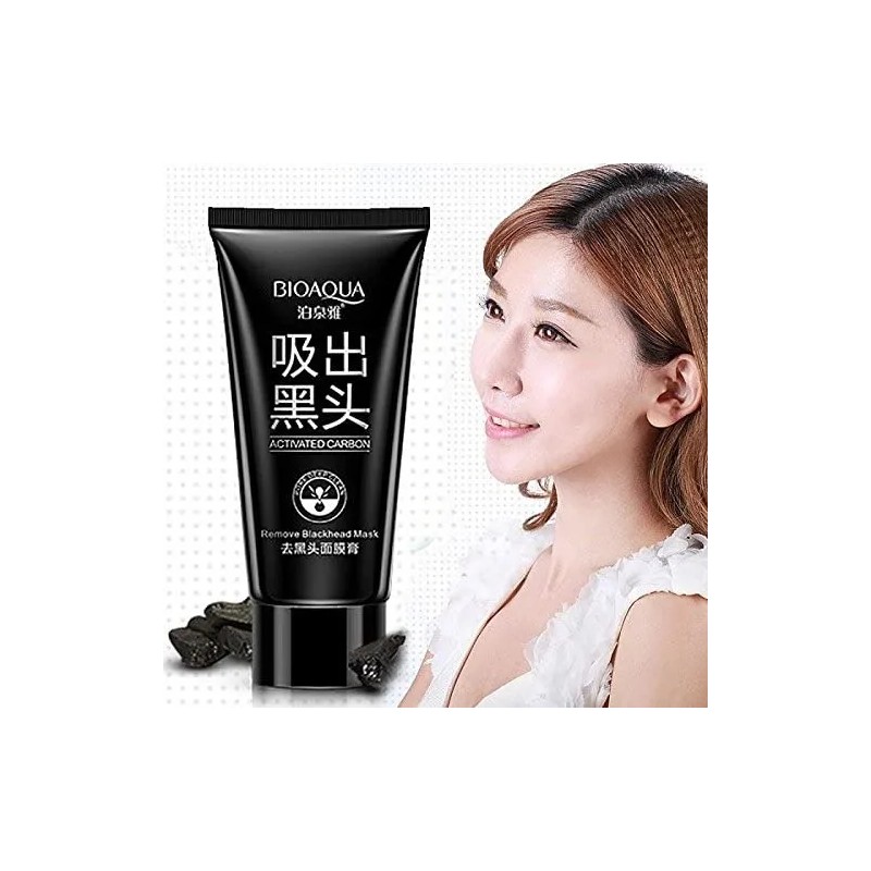 BIOAQUA Blackhead Remover Mask – Activated Charcoal Peel-Off Mask for