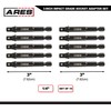ARES 70384-10-Piece 1/4-Inch Drive 3-Inch Impact Grade Socket Adapter Set