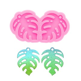 Leaf Shape Resin Earring Mold Silicone Resin Jewelry Molds DIY Epoxy Resin Casting Molds for Women Earrings and Pendants Crafts Necklace Resin Mold