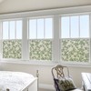 DKTIE Retro Leaves Pattern Two Way Window Film Privacy Day