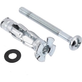 fiXte® Pack of 10 M5 x 37mm Heavy Duty Metal Plasterboard Cavity Wall Fixings Anchors Plugs