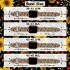 FoxiBands Sunflower Leopard Cow Print Watch Band - Compatible with