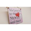 HmHome We Love You To The Moon and Back Pink