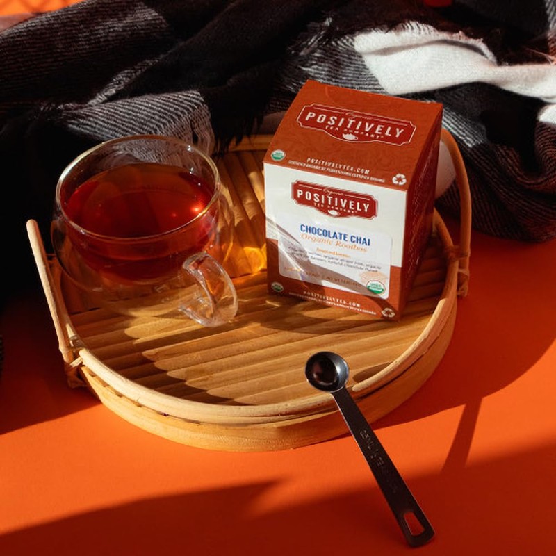 Organic Positively Tea Company, Rooibos Chocolate Chai Tea Bags, 20