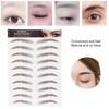 Eyebrow Transfer Stickers for Women, Temporary Eyebrow Tattoo Stickers, 6D