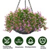 3PCS 14 Inch Round Hanging Basket Liners Fabric Hanging Plant