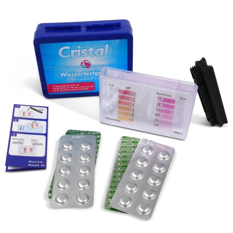 Cristal Pool pH & Oxygen Water Tester - Water Analysis
