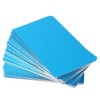50Pcs Blue 0.45mm Thicken Marking Metal Card Test Material Nameplate