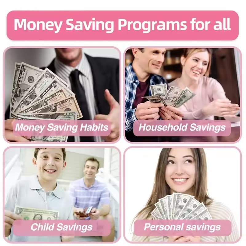 Money Saving Challenge Book, Money Saving Book for Money Challenge,