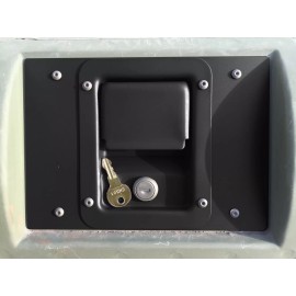 Federal Military Parts Locking Slant Back Rear Hatch Exterior Handle + Plate 12339881 5340-01-197-12