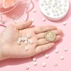 Airssory 26 Pcs Natural Freshwater Shell Letter Alphabet Loose Beads