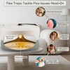 4 Packs Flea Traps for Inside Your Home, Effective Flea