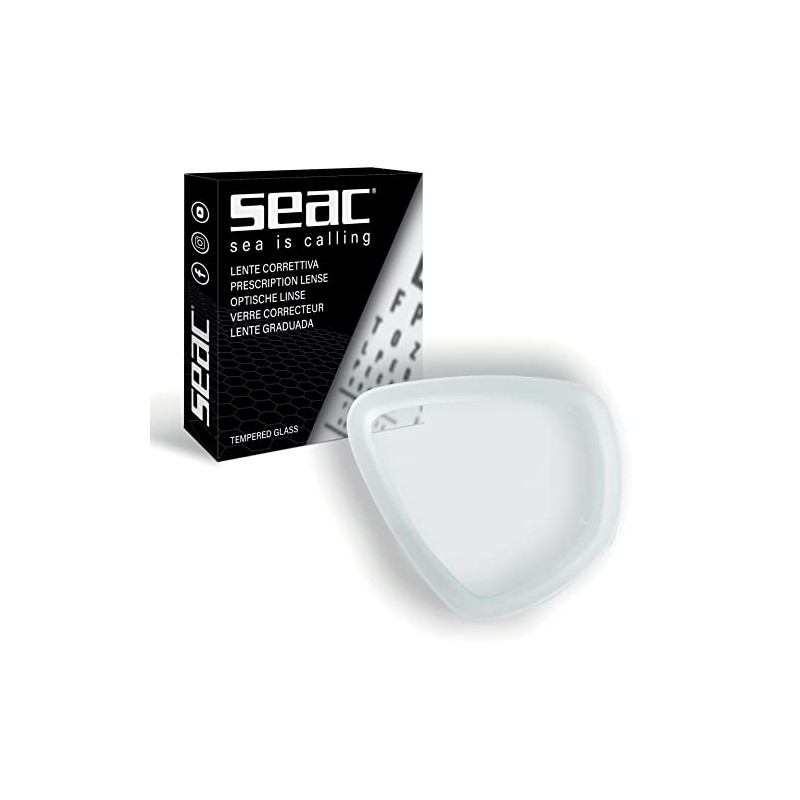 Seac Extreme optische Glaeser, Korrekturlinse für Tauchmaske in beide Richtungen
