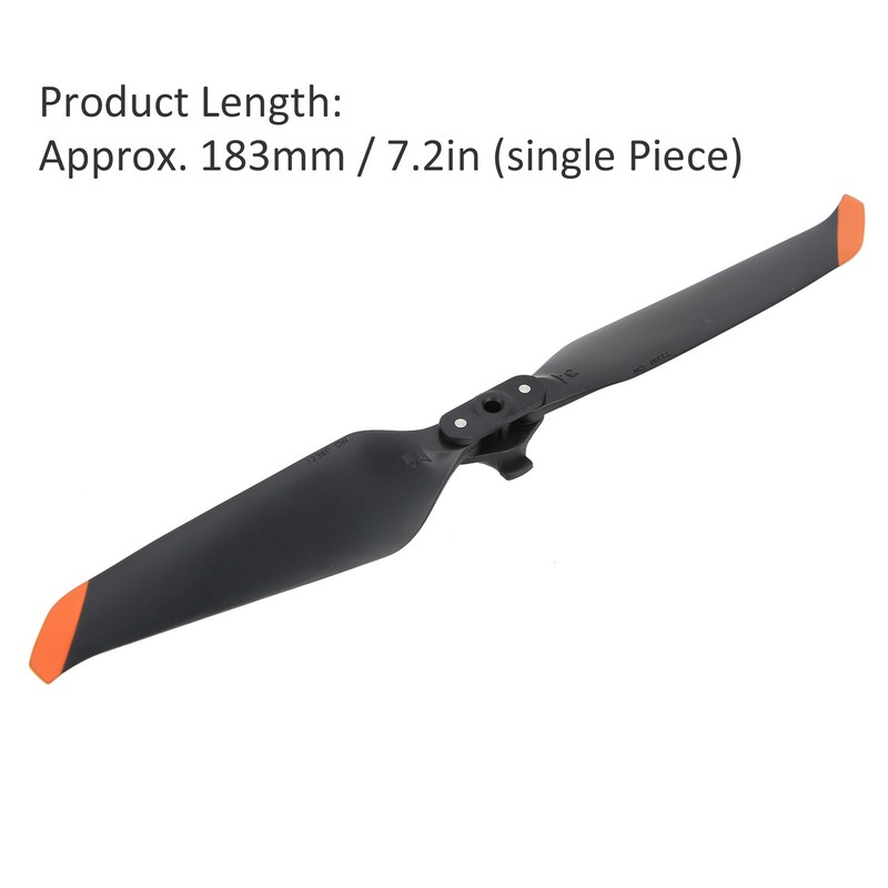 2 Pair 7238 Low Noise Propellers Quick Release Paddle Blades
