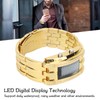 Men's Watch Fashion Exquisite Waterproof Alloy Men's LED Watch with