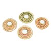 Diwali Gift Rangoli Gota Diya Tea Light Holder Set of