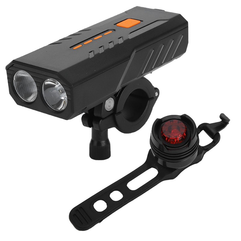 Portable USB Rechargeable Bike Front Light Bicycle Taillight Cycling Light