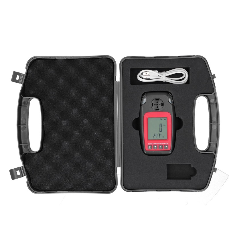 WT8823 Portable Combustible Gas Detector Natural Gas Methane Leakage Alarm
