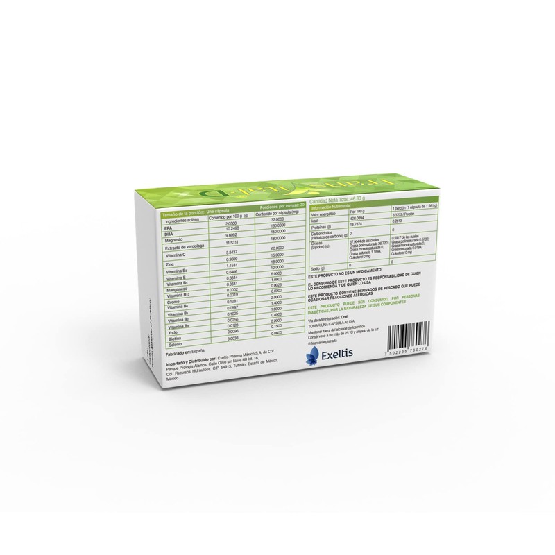 Transvital D Suplemento Alimenticio a Base de Omega 3, Extracto