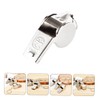Kisangel 2sets Whistle Sport Basketball Whistle Baseball Metal Emergency Exercising