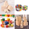 Wood Cubes Wooden Blocks for Crafts 1/2 inch, 200 PCS