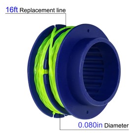 texasrun KLS 124-03 Replacement Spool 0.080" 16Ft Compatible with Kobalt 24-Volt Max KST 1124B-03,KST 2024A-03,KST 2224B-03,KST 4024A-03 Trimmer,Item 1504979,1137837 Trimmer Dual-line Spool 6 Pack