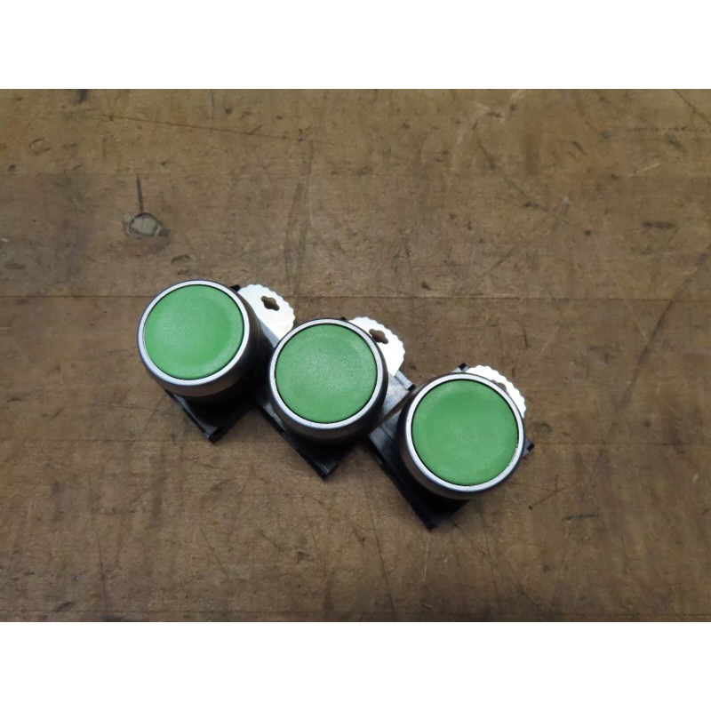 BACO L21AA02 green flush push button switch (@D33)