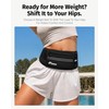 ZELUS Weighted Belt, 0-8 lb Z-Fit Adjustable Weighted Belt for