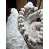 12.5×10mm Star & Moon Bodhi Original White Beads Mala Bracelet