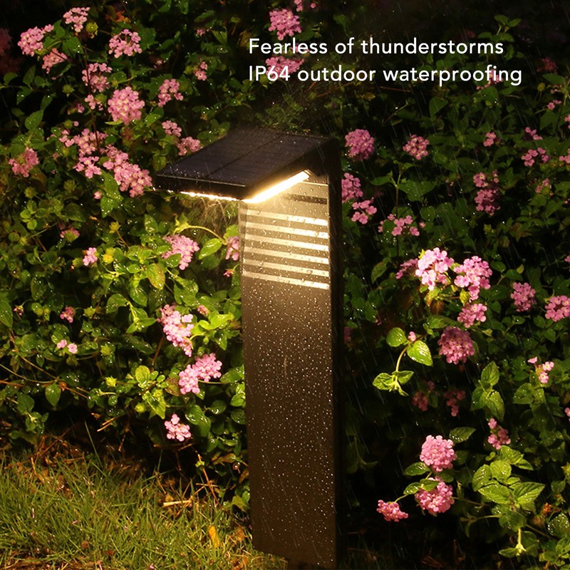 Solar Outdoor Lights Super Bright Waterproof Warm Solar Pathway Lights