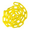 1 x plastic chain, 10 mm x 5 m warning