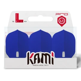 LSTYLE Dart Flights: L1 PRO Kami Forma estándar, ultra flexible, para dardos de punta suave y punta de acero, color azul